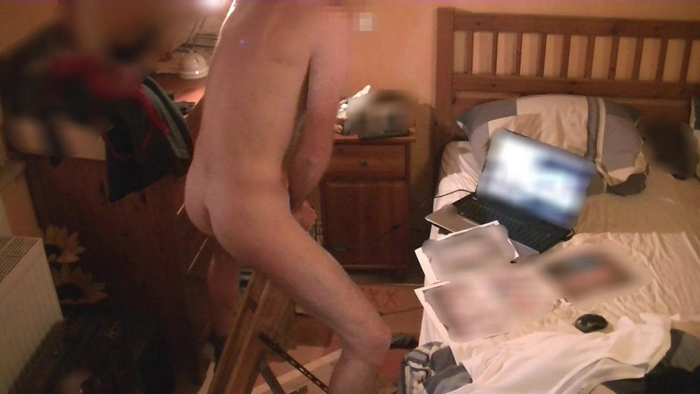 Mark Hannes: Stand Fleshlight šukání a ruční masturbace