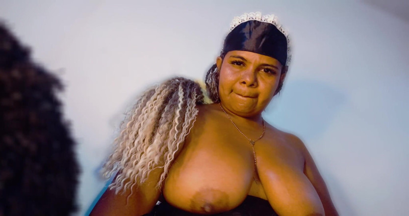 PABLO N3GROBAR: Francesa empregada latina sub cadela esperma escravo