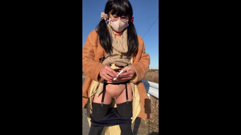 megu2002: Autotreinamento nº 94 Usando absorventes e absorventes higiênicos e caminhando exposto...