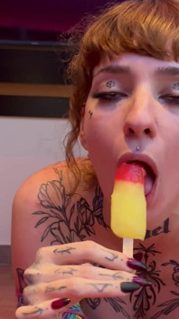 Her Ice Cream Transforms