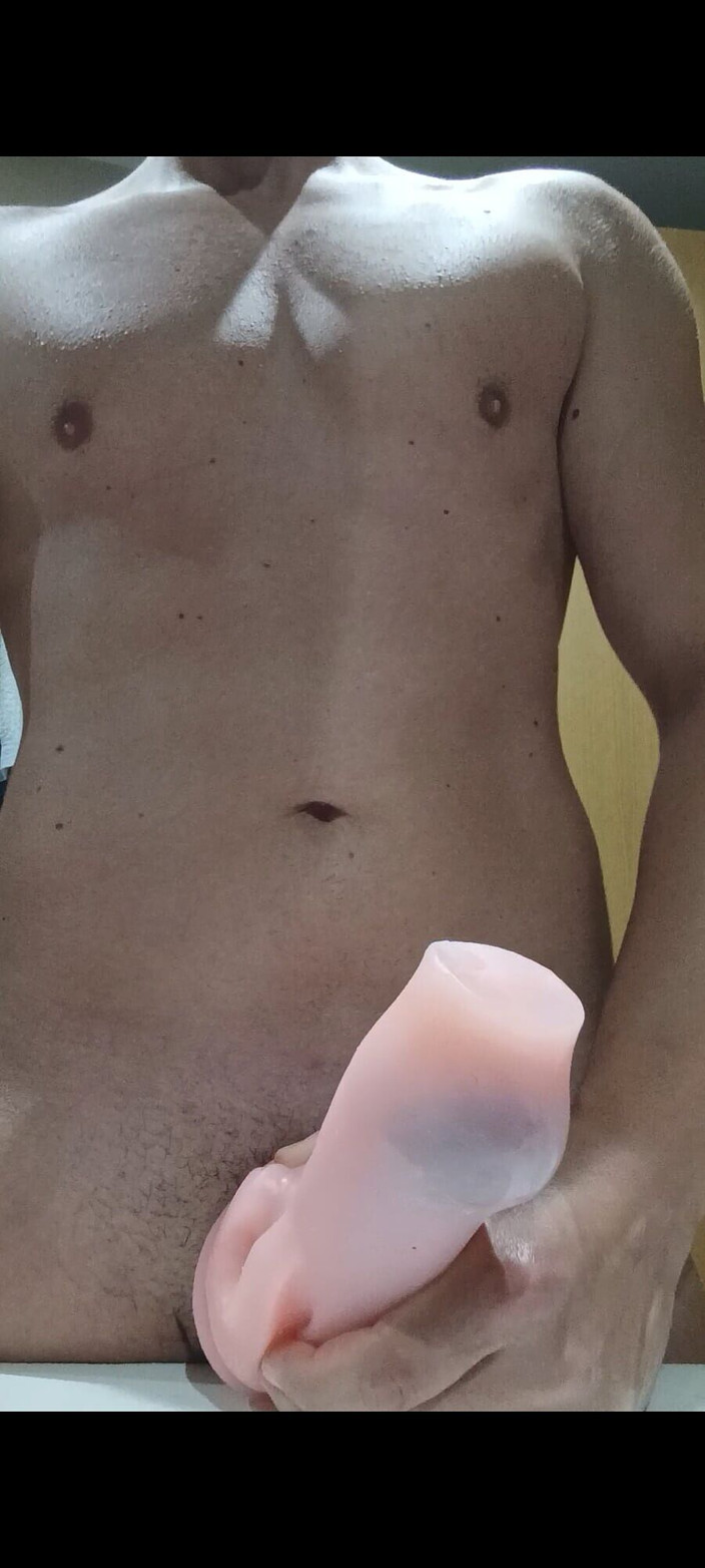 Pink-dick: Mengongkek saya pepek silikon
