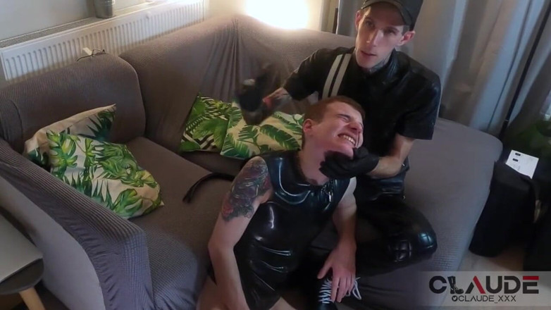 Claude Nikotine: Bottes en cuir, ballbusting