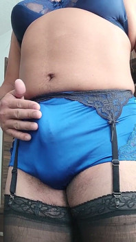 I Went to Visit My Stepmother and Found Her Blue Panties Part 1
