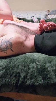 Foot Fetish Ball Busting Handjob