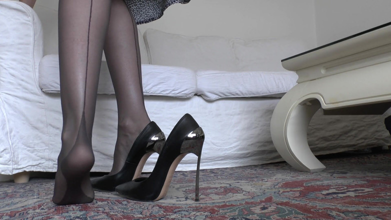 Lady Victoria Valente: Aufregende neue nahtstrümpfe und Metal-heels-High Heels - WICHsanleitung mit lady victoria...