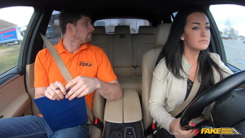 Fake Driving School: Learner Bent Over and Fucked