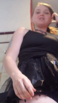 Excerpt From a Newly Filmed Video, Were You Looking up My Skirt? Such a Bad Boy! Tells You How Bad You Are and Then JOI
