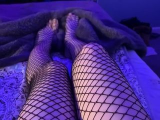 Im sexy blonde: I piedi sexy in leggings arrapanti di Asf
