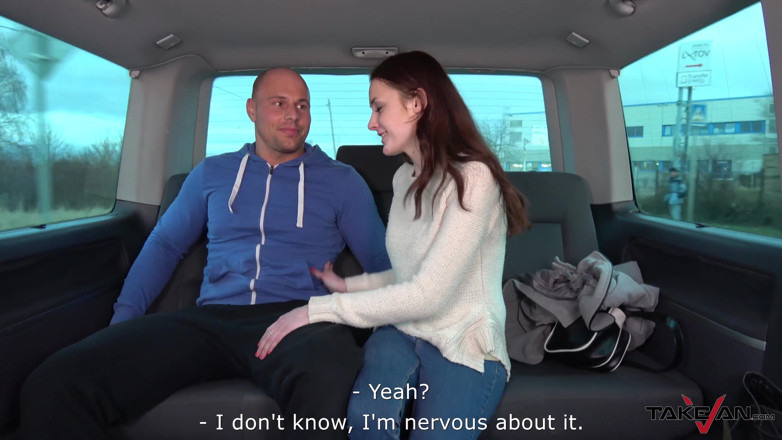 Take Van: Crazy ginger slut thinks that she will direct the fuck...