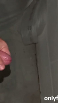 Jacking off in My Work Garage