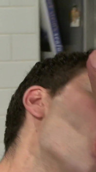 Gay cooks the kitchen while his boy is ready to surprise him from the back