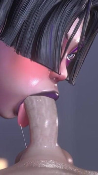 [marvel Rivals] Psylocke niechlujny obciąganie animacja 3D