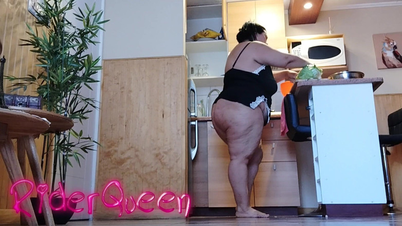 Riderqueen BBW Step Mom Latina Ebony: Moi seul riderqueen, MILF BBW latina à gros cul