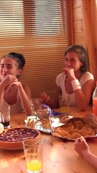 Farewell Party Ends up in Lesbian Orgy