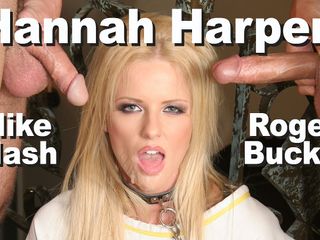 Picticon bondage and fetish: Hanna Harper &amp; Mike Hash &amp; Roger Bucks BDSM bbg výstřik na...