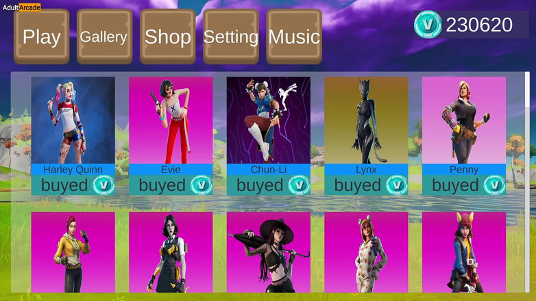 LewdArcade: Forthub sex scence gallery sammlung teil 05 fortnite parodie Porno-spiel [18+] sexspiel