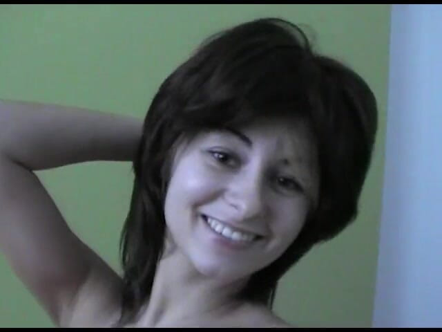 All Those Girlfriends: Blonde teenage beauty Gabrielle plays with her wigs