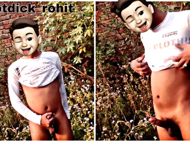 INDIAN TEEN BOY CUMSHOT AT THE JUNGLE (Hot dick Rohit)