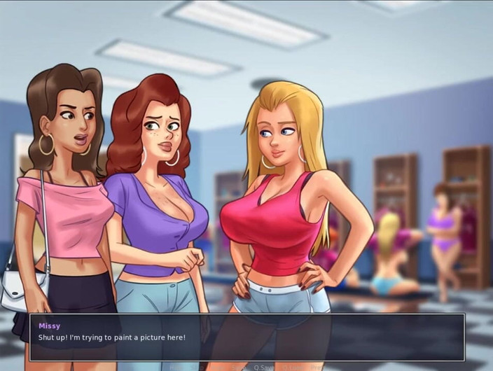 Miss Kitty 2K: Letní alfa děvka šuká v šatně - klaustrofobický sex, část 150