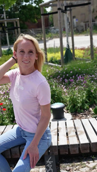Tysk scout - mager mogen Melisa Rose pick up för ingen kondom casting fan