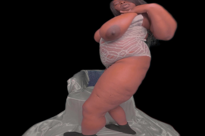 Ebony VR Solos VR.AR Fetish Films: Huge BBW Natural Boobs Ebony MILF - Succulent Tits