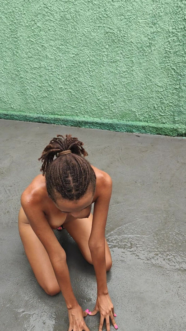 Lily Slav: Submissive Pet Taken for a Walk and Fed Snacks in...