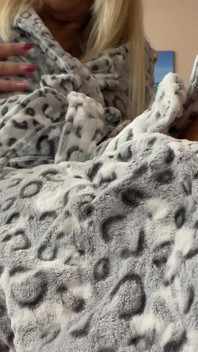 In a Cuddly Bathrobe