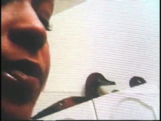 Sex Karma: Fantastic non-European babe gets huge black cock against the mirror