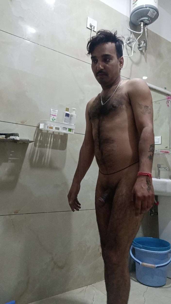 Rajasthani-old-lover: Indian Desi Man Sex and Show Shower Shoe and Masterbation