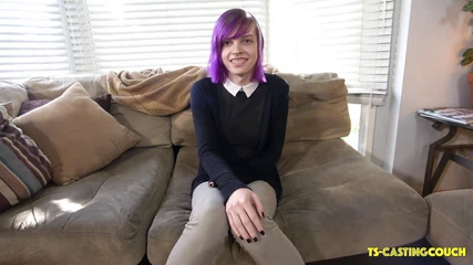 Sexy young TS makes her debut!