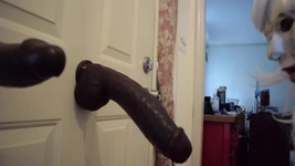 Jon Scarecrow desnudo tomando bbc consolador gigante en el culo