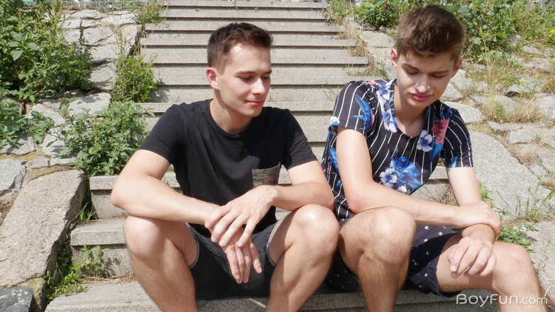 Boyfun: Teen goes cruising for a tight hole to fill with...