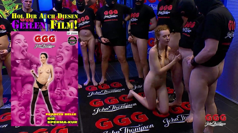 Gang Bang Germany: Wild Ggg Bukkake Sluts Get Faces Covered in Cum