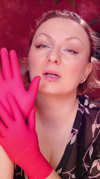 Asmr with Medical Gloves: I Am Your Boss. Arya Grander.
