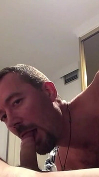 Nice blowjob for Stepdaddy