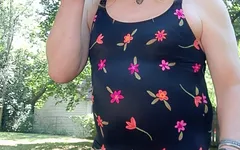 Bathing suit and buttplug part 1