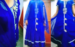 Indian Gay Bottom Crossdresser Gaurisissy Real XXX in Blue Lehanga