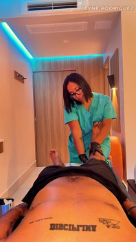 POV Sensual Latina Massage - Relaxing Music, HJ & Blowjob Finish