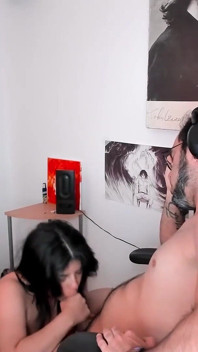 Hacked Webcam - Accidental Amateur Couple Blowjob