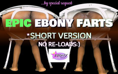 Ebony VR solos virtual reality adult films: Epické ebenové prdy! Krátká verze - bez načtení:)