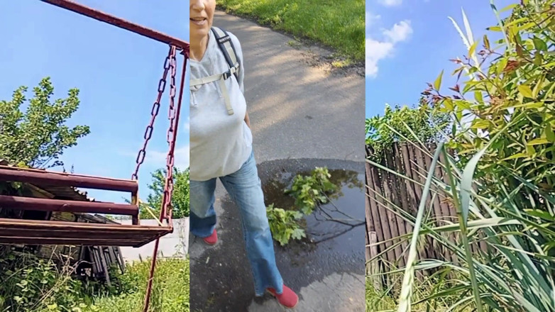 Lukerya: Heiße hausfrau lukerya nach einem spaziergang im park