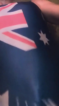 Aussie in a One Piece Swimsuit