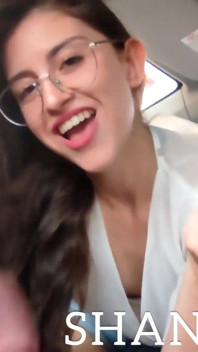 Public Car Blowjonb Cum in Mouth Swallow