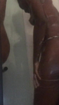 Watch as Ebony Teen Goddess Takes Shower After Fucked by BBC Soapy Shower