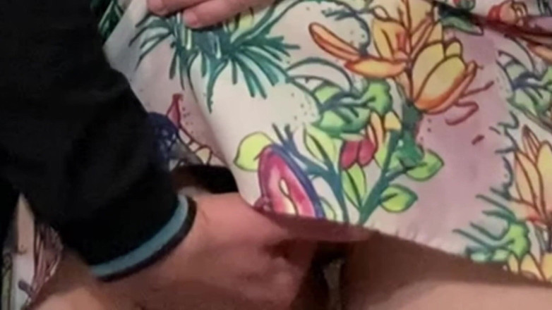 Niki studio: Orang asing menggesel pepek bercukur di kereta api bawah tanah