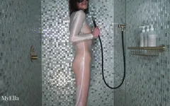 My New Super Tight Shiny White Catsuit