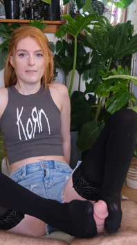 Stockings Footjob and Blowjob