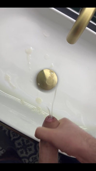 Here Is My Cumshot From Last Night. Who Is Going to Lick It up First?
