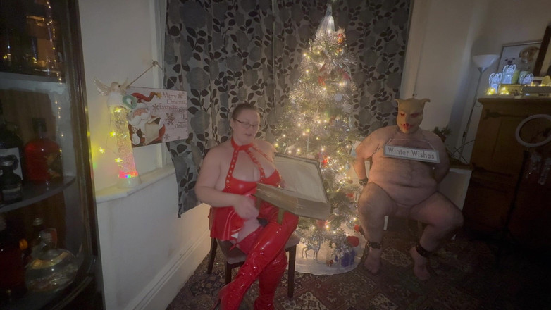 Aaexperiencesltd: Bà Kinkmas Christmas Story với Piggy của Satana.