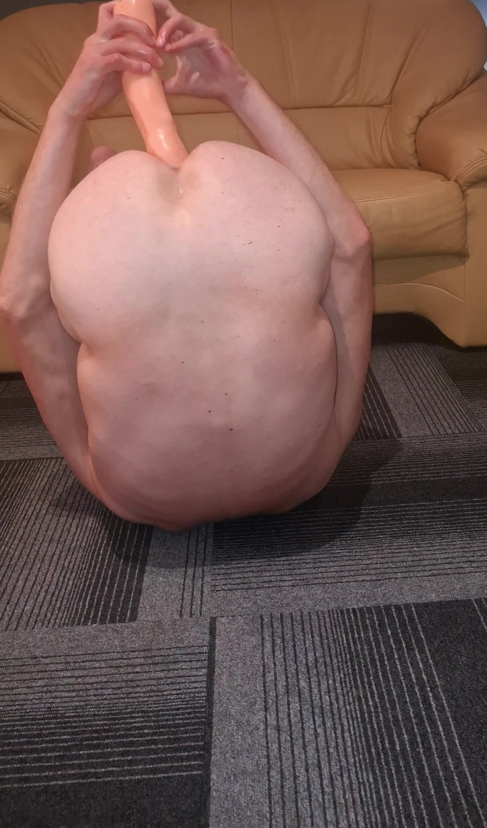 NoFace Twink X: Solo Male Extreme Anal Dildo - Huge Toys, Anal Beads and...